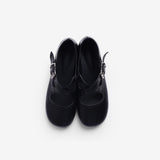Pully Cross Strap Mary Jane Loafers
