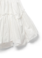 Wave frill skirt_ivory