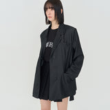 OVERFIT UNBAL SINGLE JACKET (BLACK)
