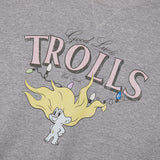 TROLLS VINTAGE 求ラフィックナッピングスウェットシャツ - MELANGE GRAY