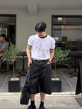 ツーヘリンボーンバミューダパンツ