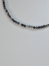iolite gemstone choker
