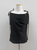 Draw Strap Nylon Bustier