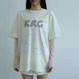 KIRIGIRL ボクシーTシャツ _IVORY