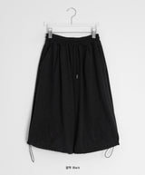 [unisex] ヒヨ ナイロン パッチ バミューダパンツ