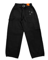Stellon Cross Embroidery Balloon Pants
