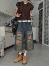 Rita Damage Maxi Bermuda Pants