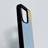Dusty, Nostalgic Vibes Phone Case (PowderBlue/Goldenrod)