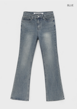 [B-DENIM] LOW SLIM BOOTS-CUT 037