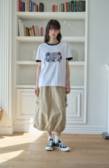 26SS★ スタンプクラブリンガー半袖Tシャツ