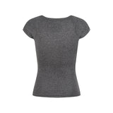 Kaia Gothic Lettering Henley Top