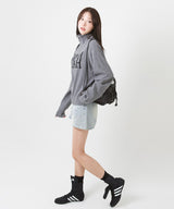 JACQUARD KNIT ZIPUP CARDIGAN [2color]