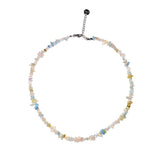 mini gemstone necklace (2color)