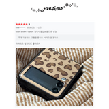 kitsch leopard phone case(brown/epoxy)