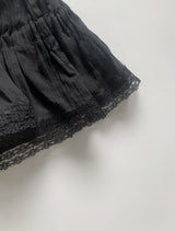 ウィンガーシャーリングレーススカート (Black)