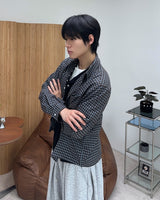 Tied Crop Check Shirt