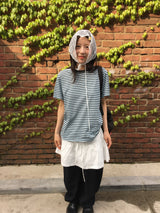 Dot lace bonnet (1color)
