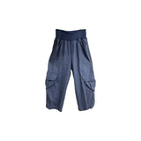 Khaki Cargo Wide Leg Straight Pants