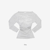 ストームレタリングシャーリングTシャツ
