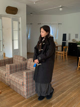 Kithe Quilted Hood Duffel Long Coat