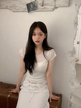 BN ウェーブテンセルウールショートスリーブTシャツ (5color)