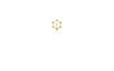 26SS★ Essence 14K(Y) Glory Freshwater Pearl Piercing 3MM
