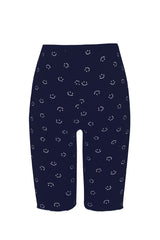 smile leggings navy