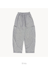 Pocket Curved Sweatpants