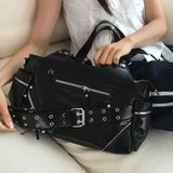 クリアアイレットフォーレザーショルダークロスボディバッグ 3 Colors