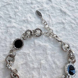 Cool Silver Circle Link Bracelet