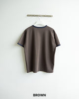 League Printed Ringer Short Sleeve Tee