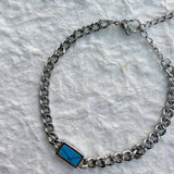 Mineral Blue Link Bracelet