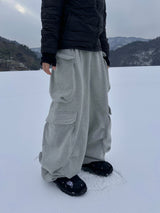 Double Pocket Multi Cargo Sweatpants 4C