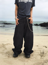ラガーストレートノンフェードデニムパンツ
