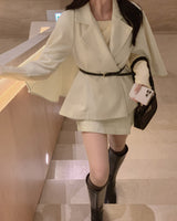 Cape Half Coat(belt set)