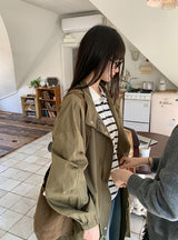 カルディスボーダー襟付き半袖Tシャツ