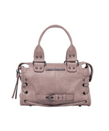 BELTED WASHING LEATHER MINI BAG (BABY PINK) F26QE991
