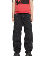 PILOT WASHED BLACK PANTS