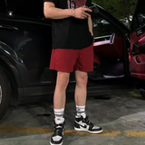 Liu Washing Cotton Banding Shorts