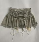 Pererere リボンストラップスカート