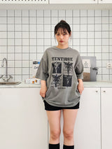 VENTIQUE ピグメントダークエンジェルTシャツ2color