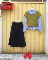 エヴリン フリル シャツ(2color)