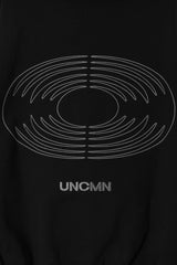 UNCMN ブラックロゴフーディー