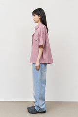 Pine Cropped Check Shirt
