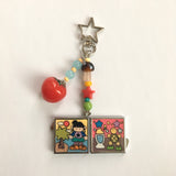 Square Mirror Keychain/四角いミラーキーホルダー