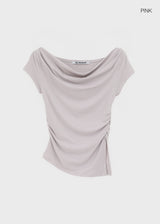 [MADE] Haller Drape Short Sleeve Top