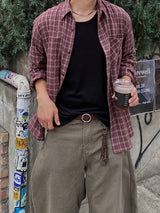 Western Check Long-Sleeve Shirt 2C