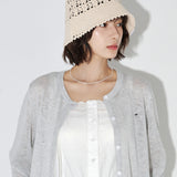 エッセンシャル カーディガン (LIGHT GRAY)