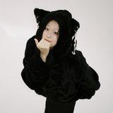 Black Cat Jacket - BLACK