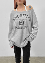 [MADE] Cozytee Printing Oversized Long Sleeve T-shirt